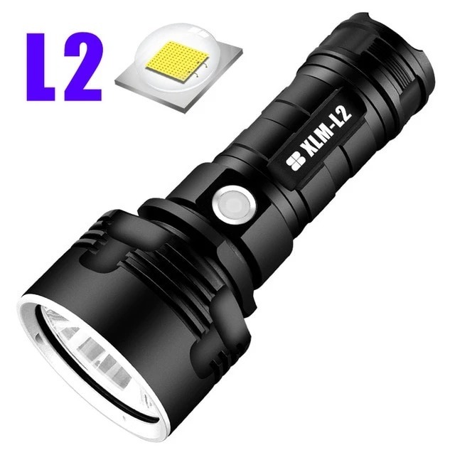 مصباح يدوي قوي مع تركيز LED قابل لإعادة الشحن ومصباح زينون LED فائق السطوع خارجي - Image 9