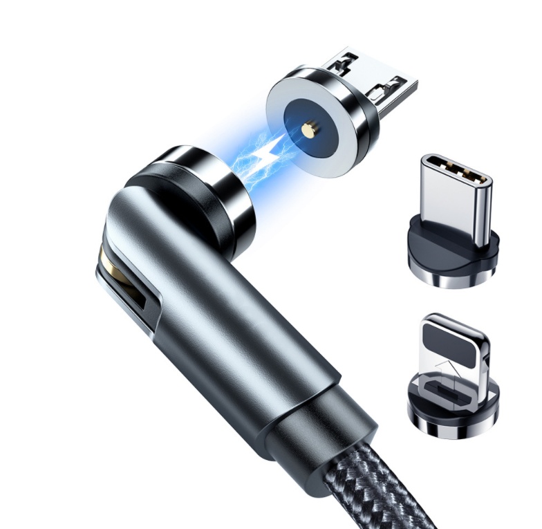 كابل شحن مغناطيسي دوار من Essager 360 درجة USB Type C كابل شحن سريع مغناطيسي شاحن 540 كابل مغناطيسي صغير دوار - Image 8