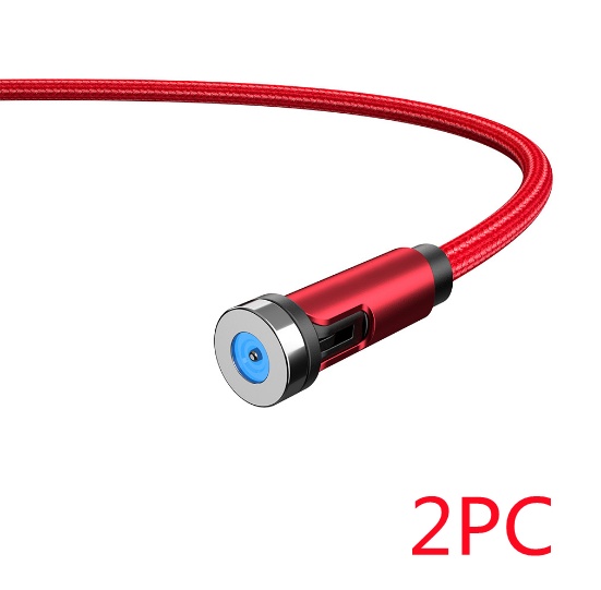 كابل شحن مغناطيسي دوار من Essager 360 درجة USB Type C كابل شحن سريع مغناطيسي شاحن 540 كابل مغناطيسي صغير دوار - Image 4