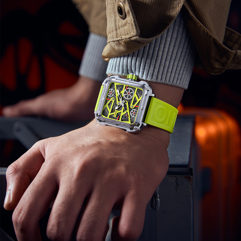 ساعة رجالية أنيقة من ONOLA Hollow Full Automatic Luxury Watches للرجال - Image 5