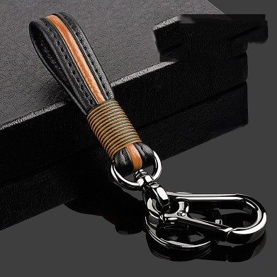 سلسلة مفاتيح جلدية أصلية عالية الجودة مصنوعة يدويًا - Image 2
